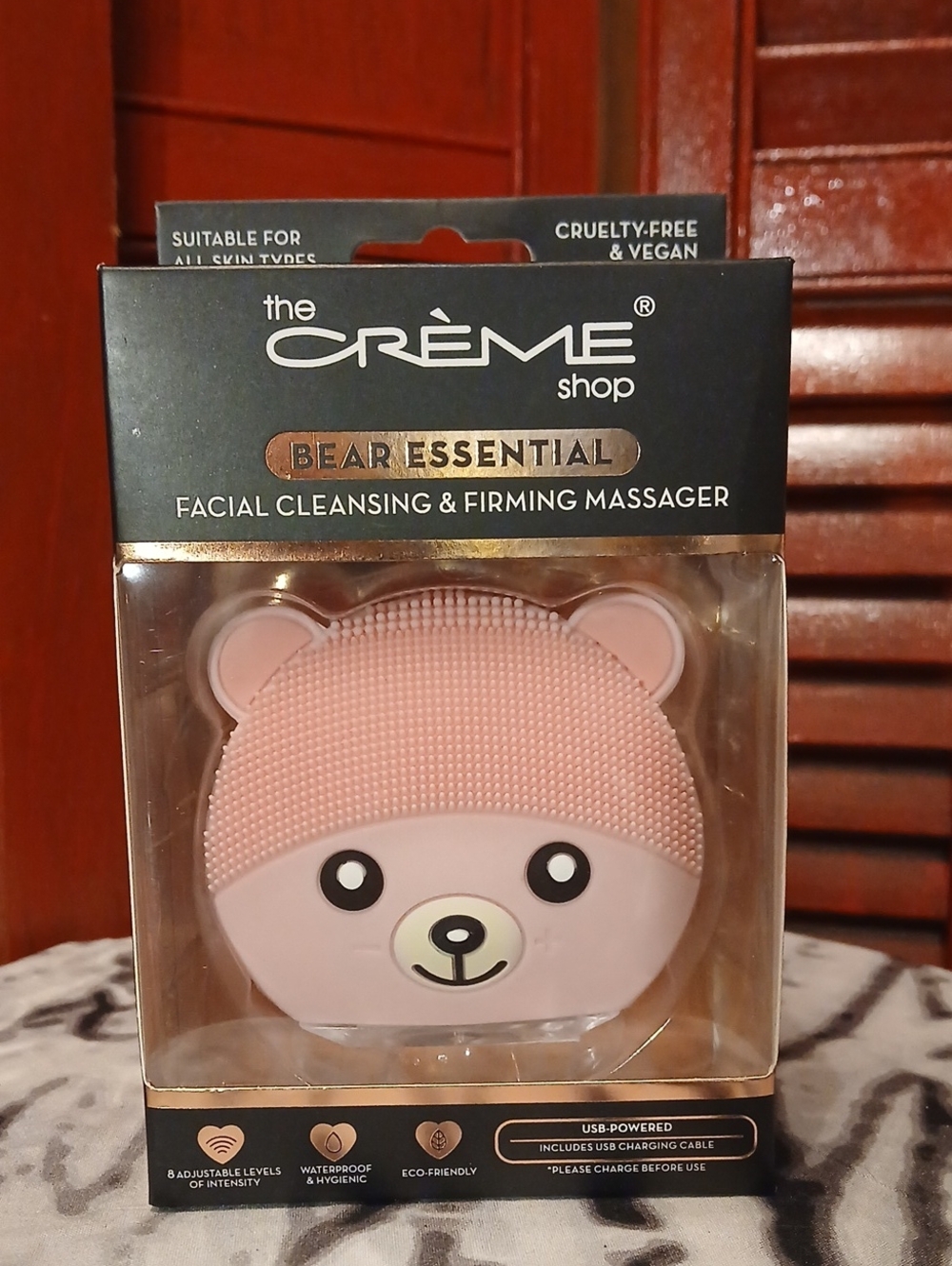 The Creme Shop Essential Facial Cleansing & Firming Massager - Pink